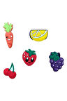 Terlik Süsü Sevimli Meyveler 5'li Set