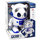 Işıklı Sesli Müzikli Robot Panda 20 CM