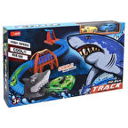 Köpek Balığı Parkurlu Yarış Seti 2 ARABALI