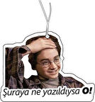 Harry Potter Komik Tasarımlı Dekoratif Oto Araç Kokusu ve Aksesuarı