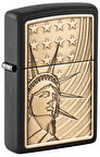 Zippo 218 Liberty And Flag Emblem Çakmak