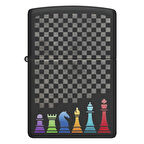 Zippo 218C Chess Pieces Design Çakmak - 48662-106758