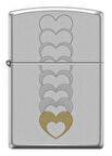 Zippo Heart Pattern Design Çakmak