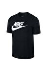 Nike M Nsw Tee Icon Futura Erkek Siyah T-shirt - A