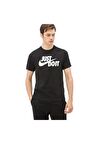Nike M Nsw Tee Just Do It Swoosh Erkek Siyah T-shi
