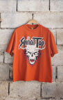 Spinal Tap Retro Rock Oversize Unisex Kısa Kol Turuncu T-Shirt