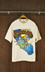 The Graceful Dead Surfer Oversize Kısa Kollu Off White TShirt