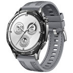 Gpack Huawei Watch GT 5 46mm Kordon Silikon Klasik Metal Tokalı Kayış KRD128