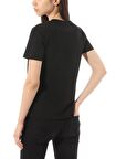 Vans O Yaka Baskılı Siyah Kadın T-Shirt VN0A3UP4BLK1 FLYIN