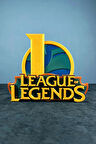 League Of Legends Yazı ve Sembol Logo Figür Seti - Eşsiz Koleksiyon
