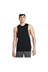 Under Armour 1329286 Ua Left Chest Cut Off Tank Siyah Erkek Atlet