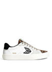 Beyaz - Çok Renkli Erkek Lifestyle Ayakkabı 411301W85M - SALVAS Leather Leopard