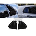 Vw Golf 8 2019 Sonrası Uyumlu Kelebek Cam Izgarası Kelebek Cam Vizörü Havalandırma Sağ Sol Takım Parlak Siyah