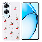 Gpack Oppo A60 uyumlu Kılıf Kenarlar Airbagli Simli Şeffaf Kutup Kapak