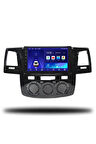 Hilux 2008-2015 Manuel Klima Uyumlu Android Multimedya + Carplay + 6gb ram + 128gb Hafıza