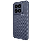 Gpack Xiaomi 15 uyumlu Kılıf Negro Karbon Görünümlü Silikon