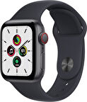 Apple Watch SE GPS + Cellular 40mm Uzay Grisi Alüminyum Kasa ve Spor Kordon Akıllı Saat (Apple Türkiye Garantili)