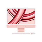 iMac 24 inç Retina 4.5K Display Apple M3 Çip 8 Çekirdekli CPU 10 Çekirdekli GPU 256GB SSD MQRT3TU/A - Pembe