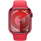 Apple Watch Seri 9 GPS + Cell, 45MM (Product)Red Alüminyum Kasa Spor Kordon - M/l MRYG3TU/A