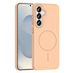 Gpack Samsung Galaxy S25 uyumlu Kılıf M-Safe Şarj Özellikli Ruby Kapak