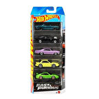 Hot Wheels Fast&Furious Temalı Beşli Araba Seti JDR19