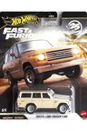 Hot Wheels Premium Fast & Furious Toyota Land Cruiser FJ60 Bej 1:64 Model Araba