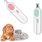 Kedi Köpek Tırnak Makası Evcil Hayvanlar Için Korumalı Led'li (PEMBE)