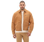 B0A5TGFP471-R Timberland Washed Canvas Jacket Erkek Ceket Kahve