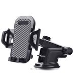 ALLY Karbon Fiber Torpido Üstü Teleskopik Araç Telefon Tutucu