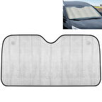 ALLY 5 Katmanli Alüminyum Katlanabilir Araç Ön Cam Günesligi -140x70 Isi Yalitimli