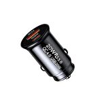 Ally TE-P10 USB ve Type-C Çıkışlı Araç Içi Çakmaklık Hızlı Şarj Başlığı