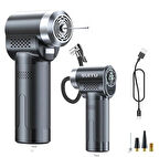 ALLY ST-5518 Dijital Göstergeli Şarjlı Taşınabilir Hava Kompresörü Lastik Pompası