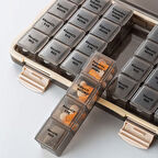 EZERE Haftalık Ilaç Kutusu | 7 Günlük | 28 Gözlü Haftalık Ilaç Kutusu