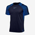 Nike M Nk Df Strk SS Top K DH8698-451 Lacivert Erkek Antrenman Tişörtü