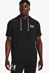 Under Armour Ua Rival Terry Lc Ss Hd Siyah Erkek T-shirt 1370396-001