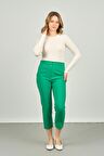 FA Pantolon Kadın Bilek Boy Dar Kalıp Pantolon 7208 Yeşil