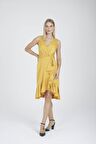 Doridorca Kadın Kısa Abiye Elbise 5923066 Hardal