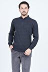 Raymons Erkek Desenli Polo Yaka Triko Sweat 6782252 Haki