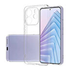 Gpack Xiaomi Redmi Note 14 5G uyumlu Kılıf Süper Silikon Kamera Korumalı Şeffaf