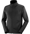 Salomon LC2329100-LC2300800 Sntial Midfleece Fz Jacket Erkek Polar Fermuarlı Sweatshirt