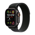Apple Watch Ultra 2 GPS + Cellular 49 mm Siyah Titanyum Kasa ve Siyah Trail Loop - S/M (MX4U3TU/A)