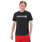A1376830-001-001 Under Armour Ua Camo Chest Strıpe Ss Erkek T-Shirt Siyah