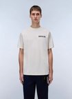 Napapijri S-SOL SS-NP0A4I13N1A1 Beyaz Yuvarlak Regular Fit Baskılı Erkek T-Shirt
