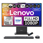 Lenovo Ideacentre Aıo 24IRH9 Intel Core I5-13420H Ddr5 64GB 1tb SSD Intel UHD Graphics 23.8 Fhd IPS Windows 11 Home Koyu Gri All In One Bilgisayar F0HN0057TRH15 + Zetta Flash Bellek