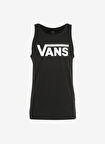 Vans Yuvarlak Yaka Düz Siyah Erkek T-Shirt VN00055VBLK1 CLASSIC VANS TANK-B