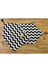 Amerikan Servis Zigzag Desenli Runner