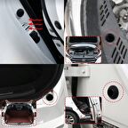 Araba Kapısı Darbe Ve Ses Emici Pad Seti Araç Kapısı Bagaj Kapağı Darbe Ve Ses Emici 10 Adet Araç Darbe Emici