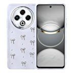 Gpack Tecno Spark 30 uyumlu Kılıf Kenarlar Airbagli Simli Şeffaf Kutup Kapak