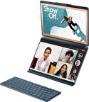 Lenovo-Yoga Book 9i 2si 1 Arada 13,3 2,8K Çift Ekranlı OLED Dokunmatik Dizüstü Bilgisayar - 16 GB RAM Intel Core i7-1355U - 512 GB SSD - Deniz Mavisi