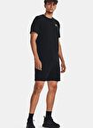 Under Armour 1380377-001-UA Icon Fleece Short Siyah Lastikli Bel Normal Düz Erkek Şort